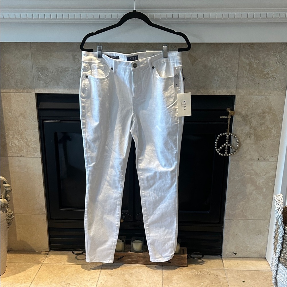 NYDJ White Skinny Jeans